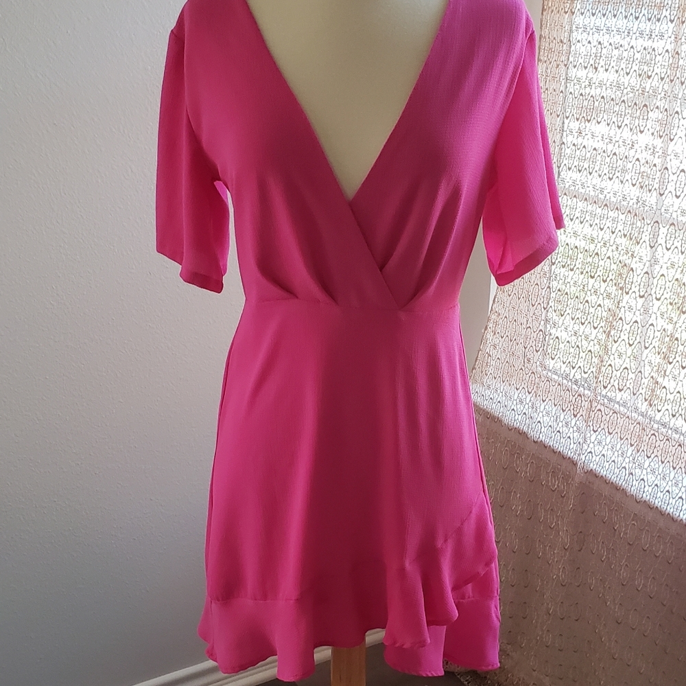 NWOT She + Sky Magenta Dress